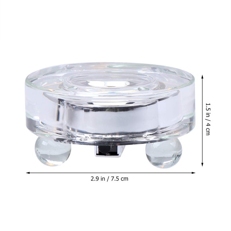 Uonlytech Table Lamp Base LED Lights Display Base Lighted Base Stand for Crystal Glass Resin Art Resin Display Glass Art Holder US Plug (White Light) Led Light Decor - Image 2